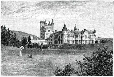 Balmoral Castle from the North-West, Aberdeenshire, Scotland