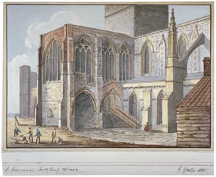 Southwark Cathedral, London, 1825