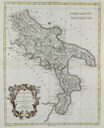 Kingdom of Naples, engraving by G. Zuliani from 