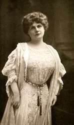 Marie Corelli, British novelist, 1909