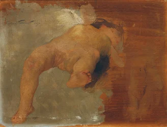 Reclining Putto