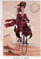 After the Bath (Lithography by Darlinghe after Gosthiaux)