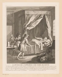 Discovery of Stolen Boots at Wrath (Scenes from the Roman Comique by Scarron)
