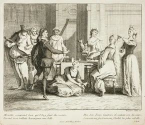 Plate from Book of Comic Scenes