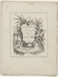 Title Page Second Book of Cartouches