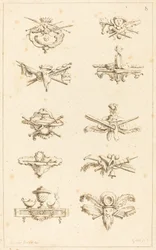 Designs for Tailpieces: Plate 8