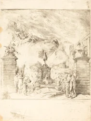 Allegory on the Establishment of a Statue of Louis XV