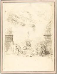 Allegory on the Establishment of a Statue of Louis XV