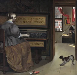 Harpsichord Lady, c.1665