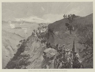 Sketches in Morocco, March of the Sultan