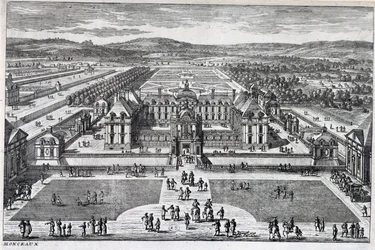 Parc Monceau: general view by Perelle, late 17th century