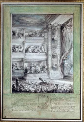 The Coronation of Voltaire at the Theatre Francais, 1778