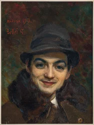 Portrait of the sculptor Zelindo Bonacini