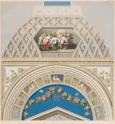 Lunette and Vault Field with Last Supper. 1774