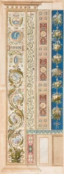 Pilaster Loggia V (Decoration with Beautiful Vines)