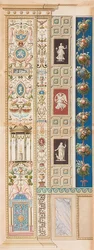 Pilaster Loggia XIII (Decoration with a Temple of Diana in the Center)