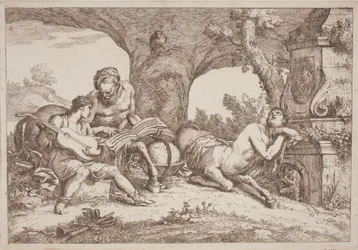 Chiron Teaches Music to Achilles