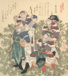Five Great Soldiers of Shoku, 19th Century