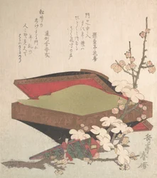 Plum Blossoms and Cake-Box