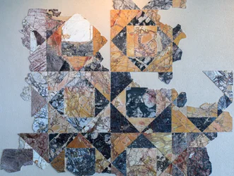 Marble Pavement in Opus Sectile from a Roman Public Monument