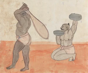 A Pair of Jeyties Weightlifting