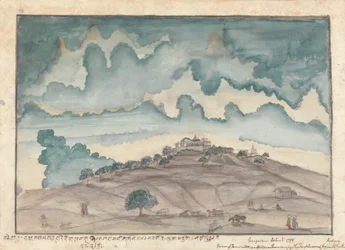 View of Parbati, a Hill near Poona Occupied by Temples Frequented by the Peshwa