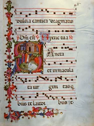 Antiphonary in Note 7, a Book which Contains the Chants to be Sung by the Choir during Mass