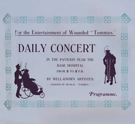 Advert For A Concert, 1917