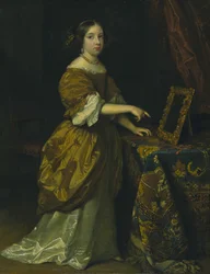 Girl Standing before a Mirror