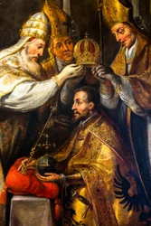 Coronation of Emperor Charles V in Bologna (detail)