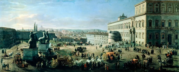 Square and Palace of Monte Cavallo