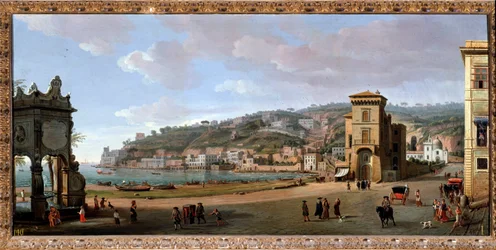 View of Chiaia District, Napoli