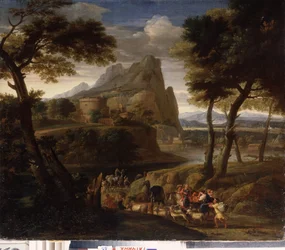Landscape with Caravan