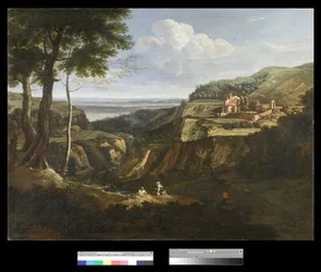 View of the Camaldoli Monastery Near Frascati
