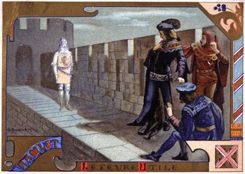 Ghost of His Father Appearing to Hamlet