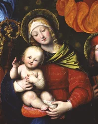 Madonna and Child, detail of 3498630, 1516