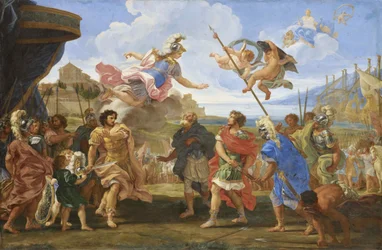 The quarrel between Agamemnon and Achilles, ca. 1695