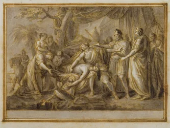 Achilles Lamenting the Death of Patroclus, 1760-63