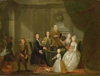 Group Portrait, Probably of the Raikes Family
