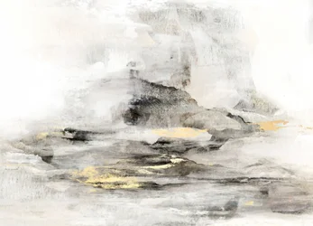 Abstract Gold Landscape