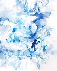 Dreamy Blue Florals