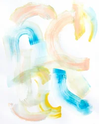 Flowing Pastel Strokes