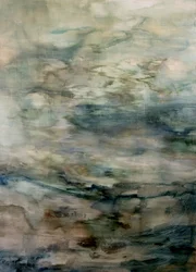 Misty Abstract Landscape