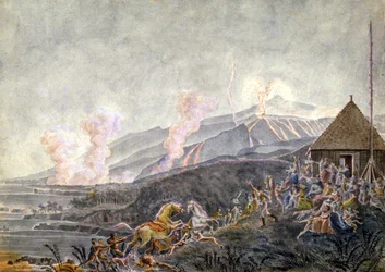 Panic During the Eruption of Piton de la Fournaise