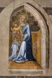 The Interior: Enthroned Madonna with Child and Angels, by Gentile da Fabriano