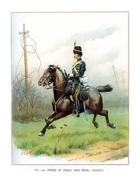 The 10th Prince of Wales Own Royal Hussars, c1890