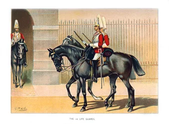 The 1st Life Guards, c1890