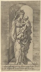 The Virgin and Child in a Niche, 1543