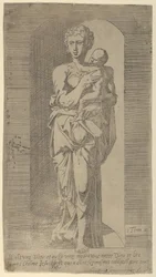 Virgin and Child in a Niche, mid 16th century