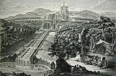 View Over the Octagon and the Cascades, Engraved by W.C. Mayr